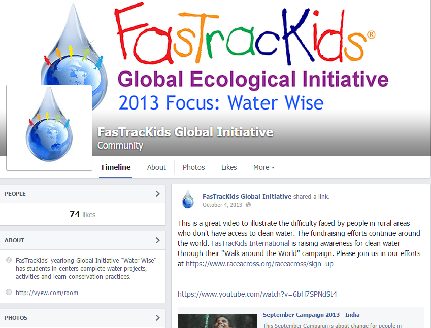 Global Initiative Facebook Screen Shot
